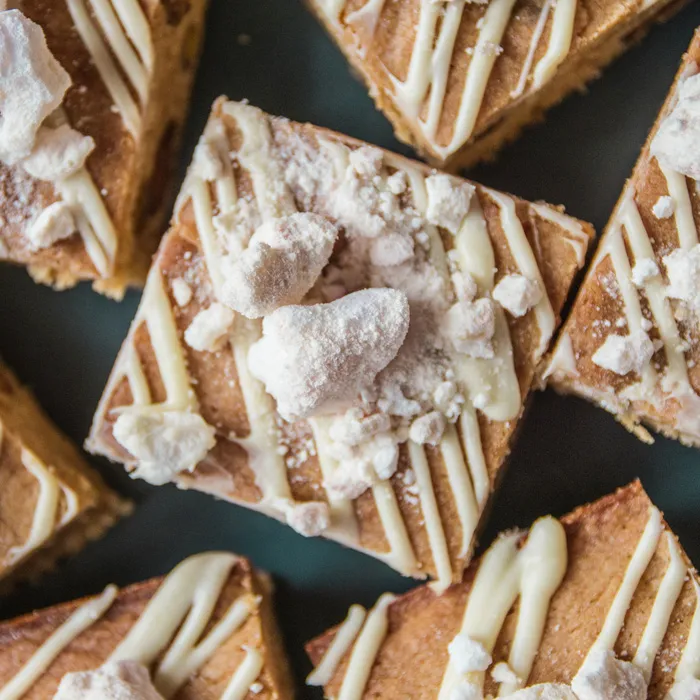 Blondie citroen pistache recept