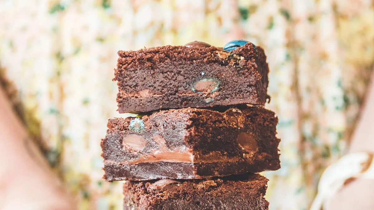 Brownie Nutella & M'M's recept