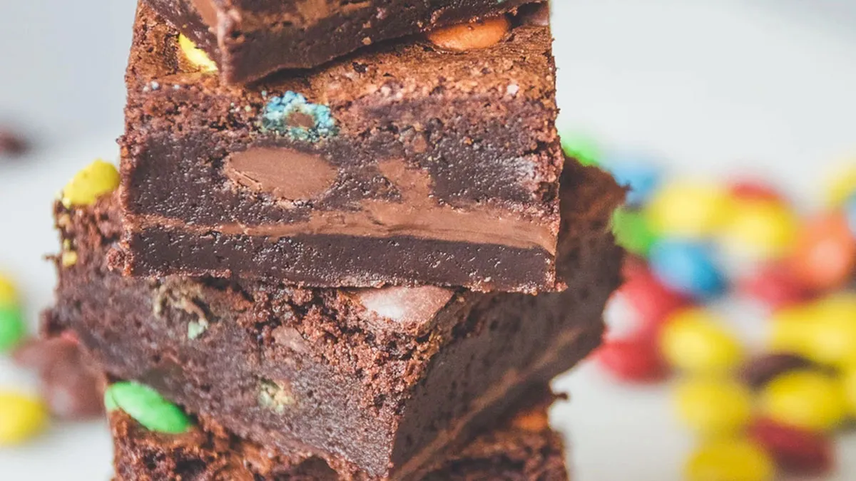 Brownie Nutella & M'M's recept