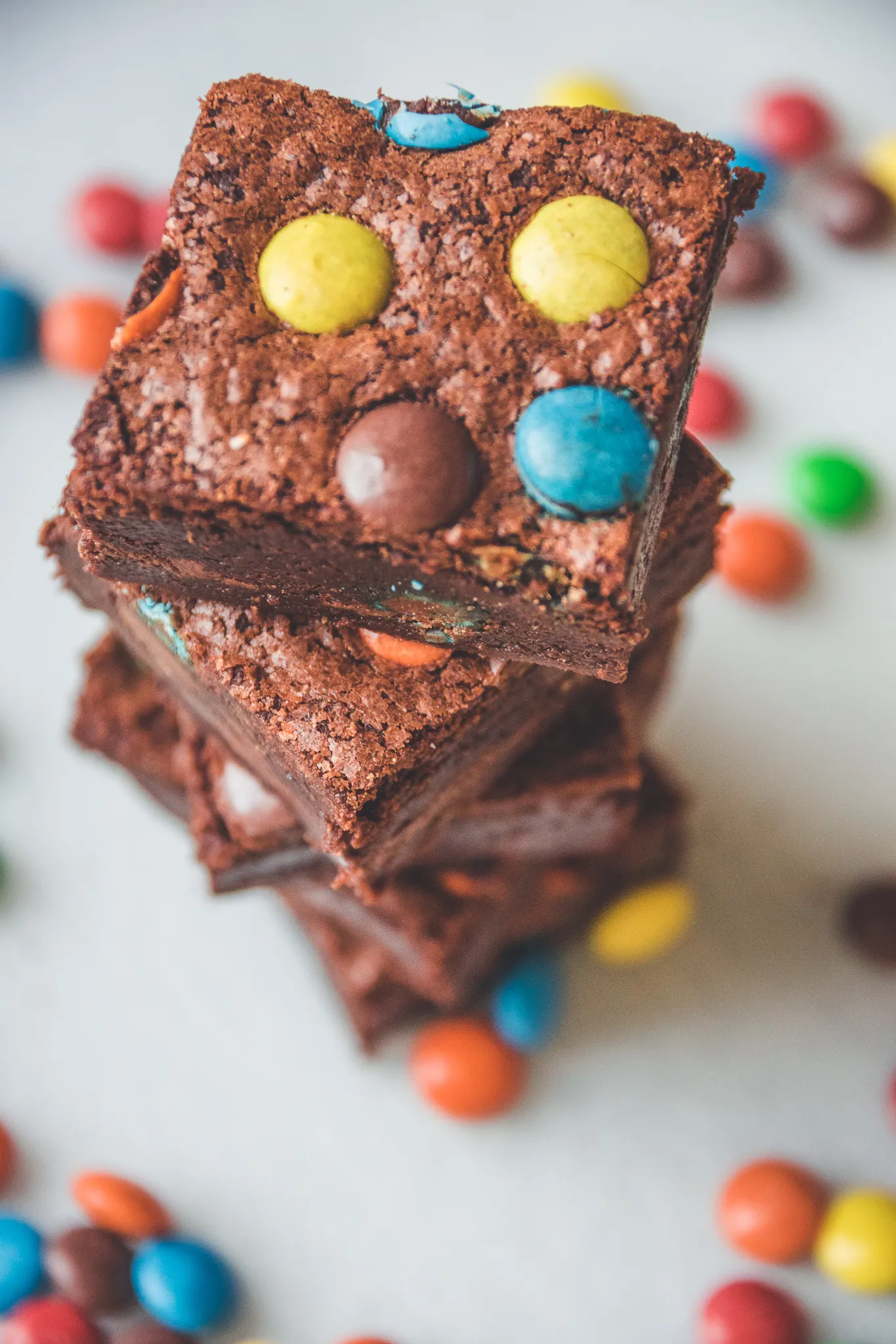 Brownie Nutella & M'M's recept