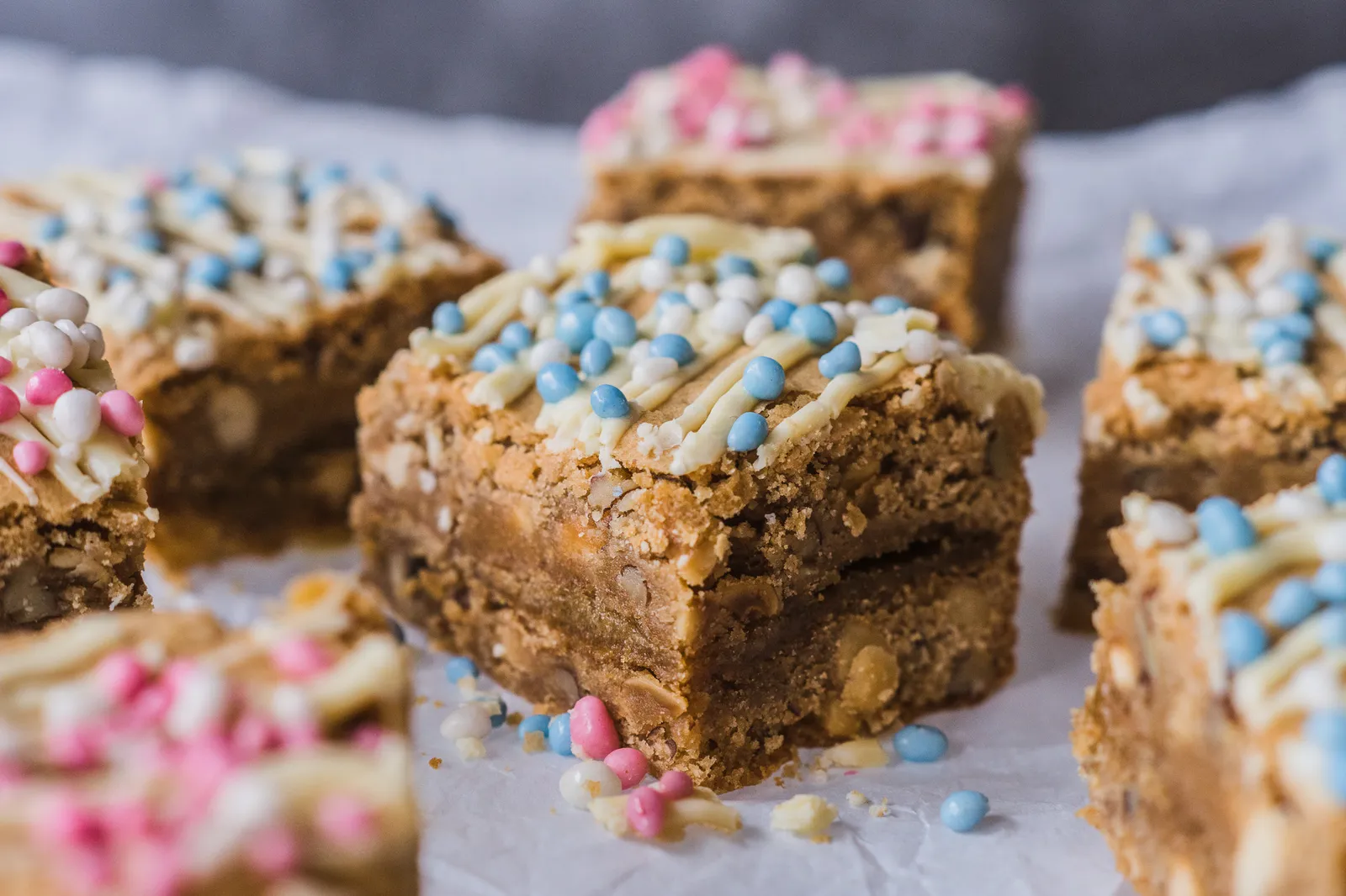 Geboorte blondies recept