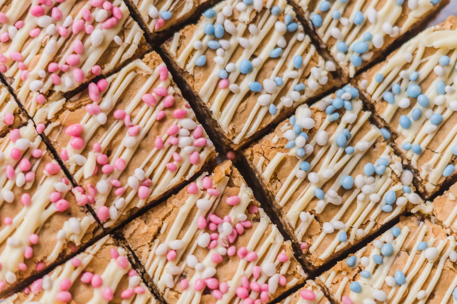 Geboorte blondies recept