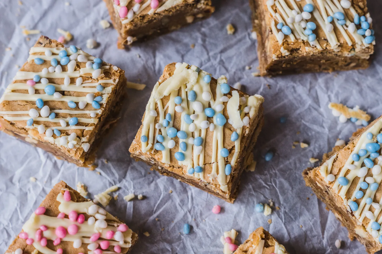 Geboorte blondies recept