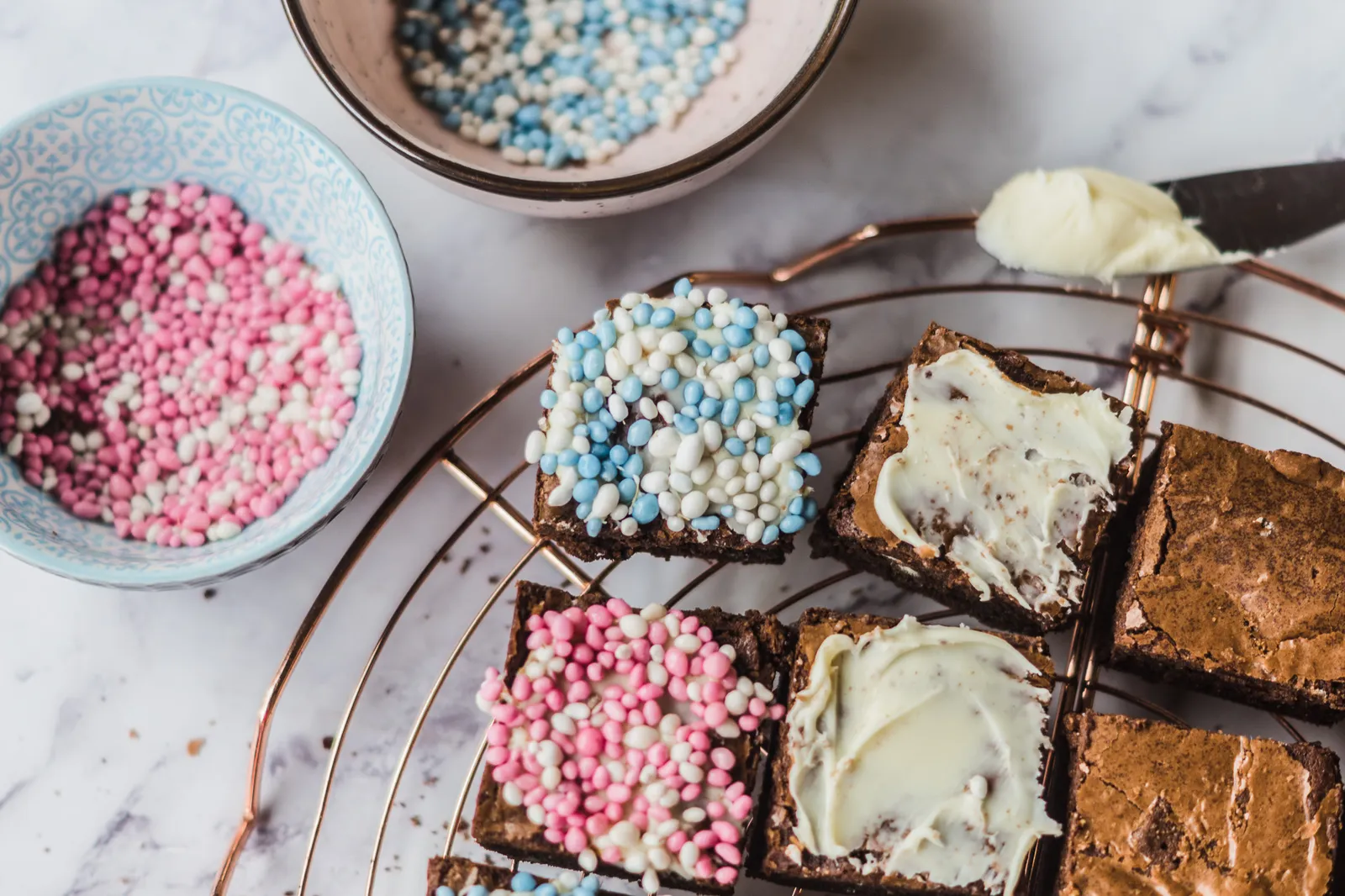 Geboorte brownies recept