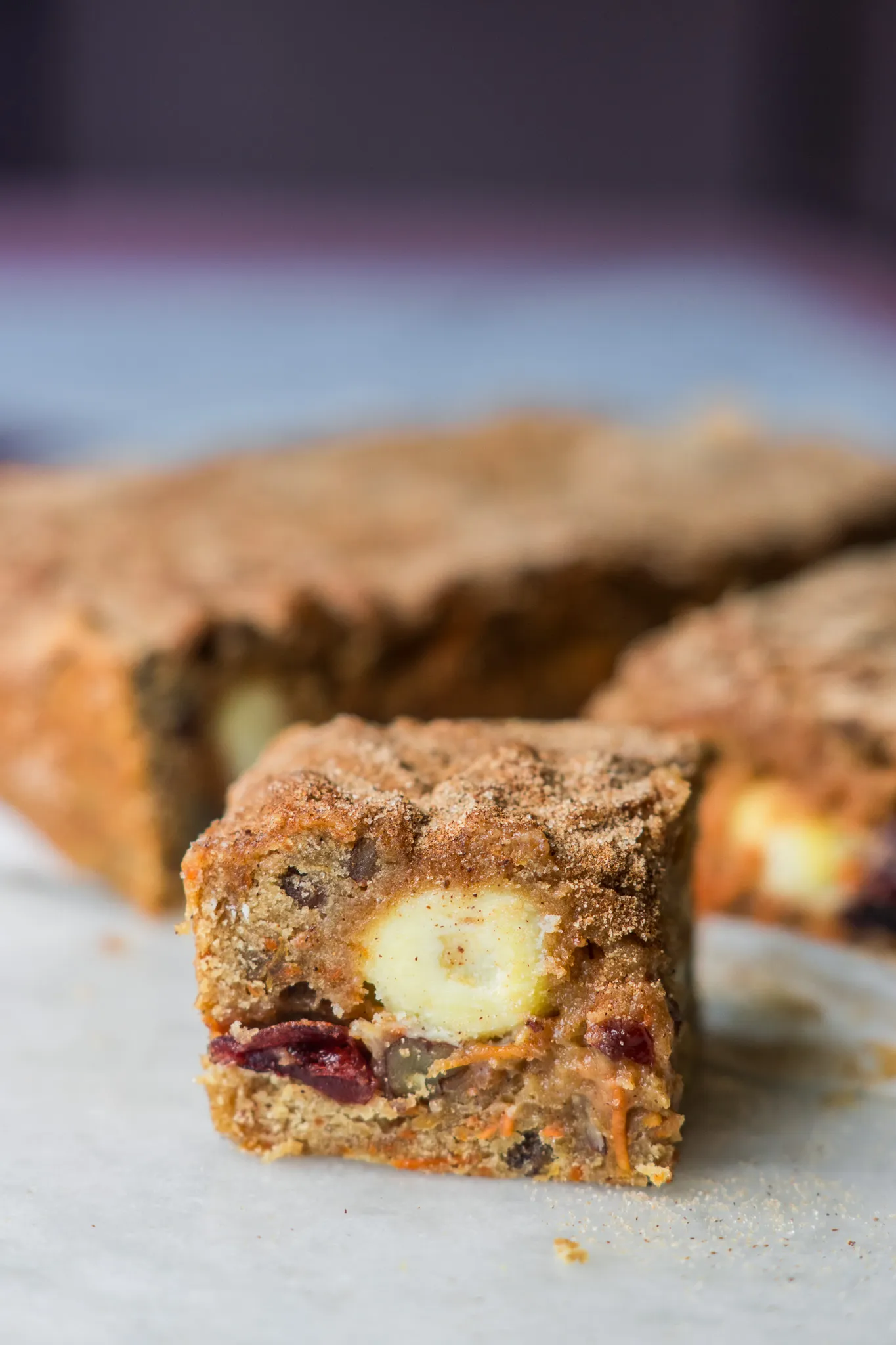 Pasen blondie carrotcake recept